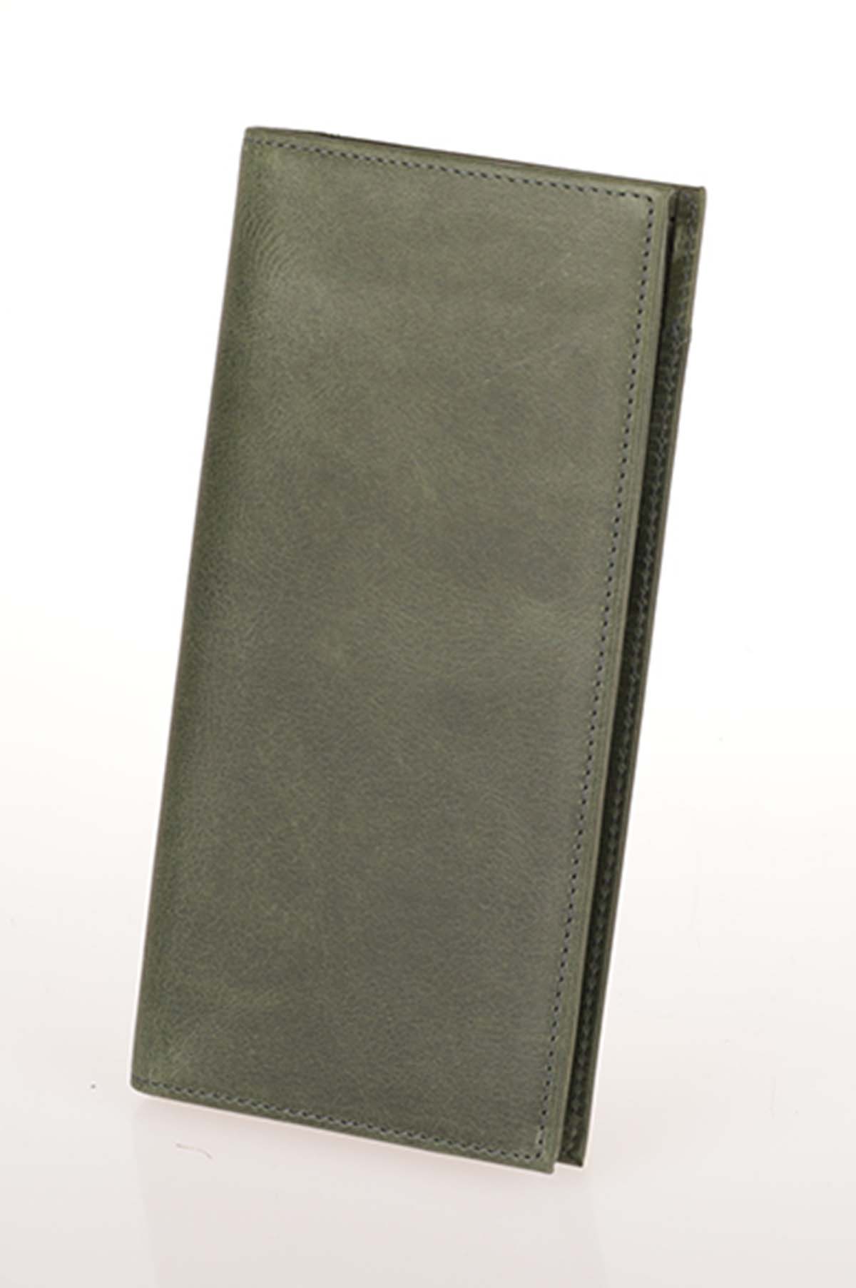 Cuerro Sagrada Hakiki Deri Haki Telefon Bölmeli Portföy Cüzdan - Görsel 4