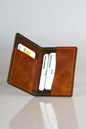 Cuerro Siena Hakiki Deri Bifold Kartlık